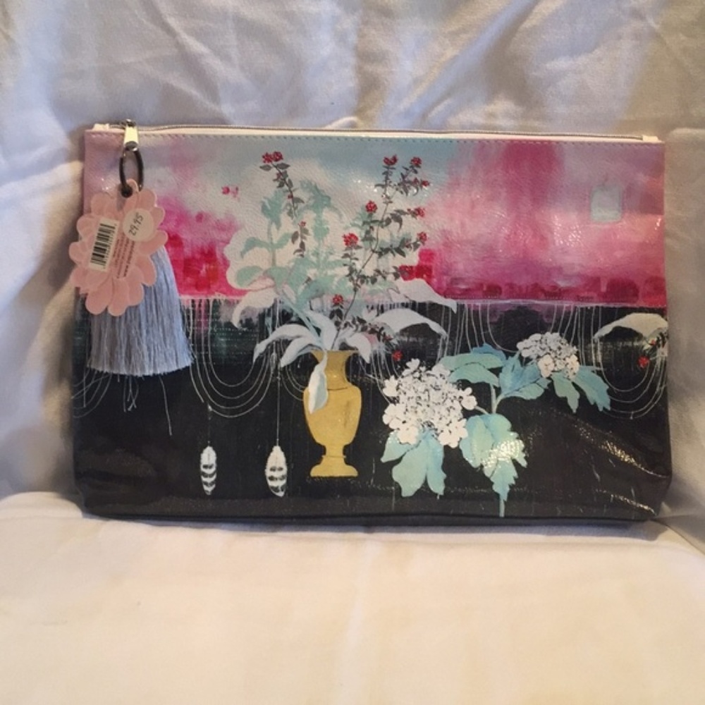 Papaya Still LIfe Zippered Pouch and Accessory Bag